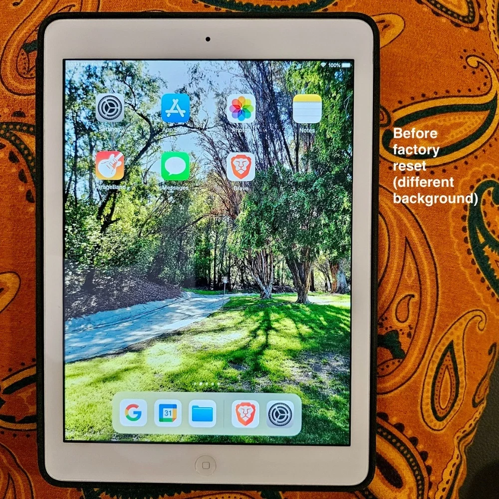 iPad Air (WiFi) 64GB 9.7” Excellent Cond, Tested, Apple Smart Cover incl.